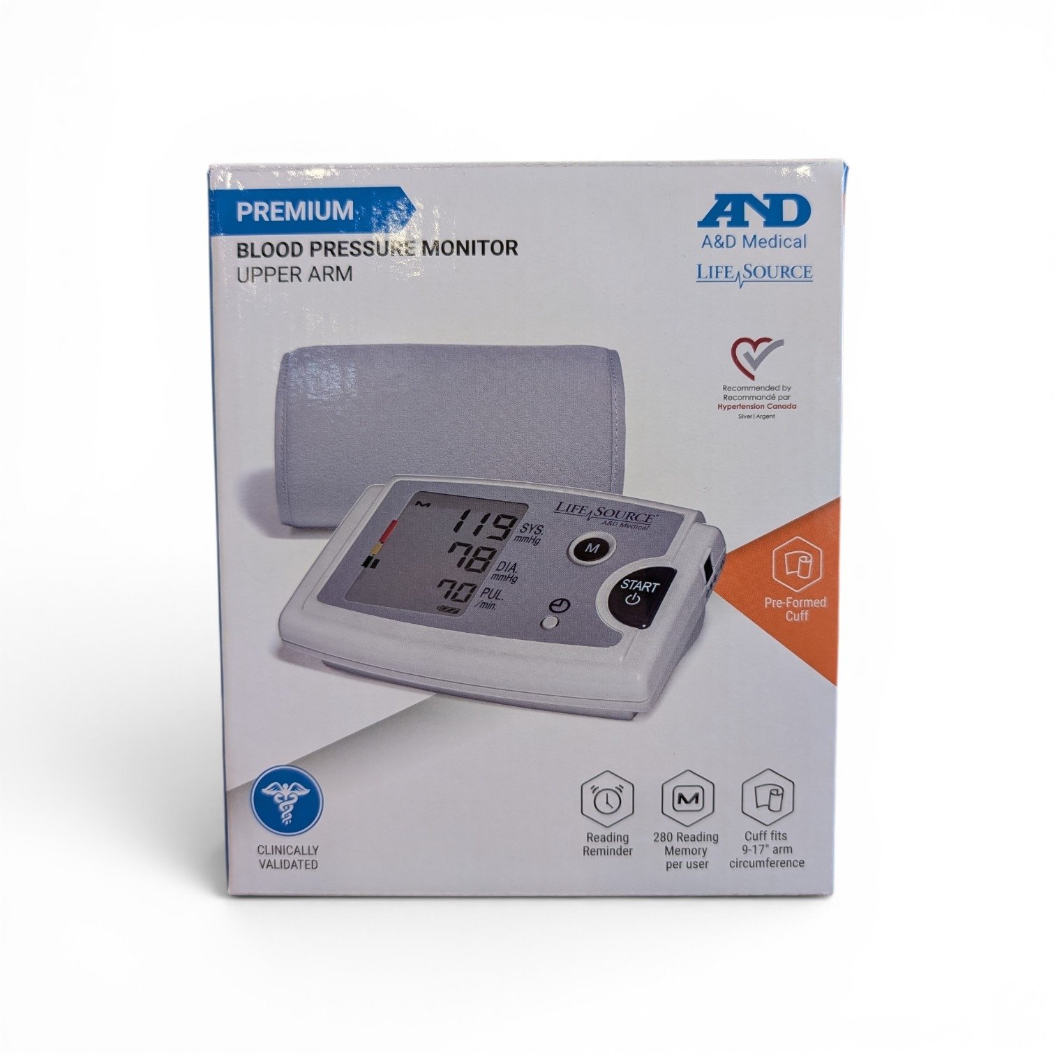 PXL_20260519_185545431 A&D Blood Pressure Monitor Premium 9-17" Arm Cuff - Image 1