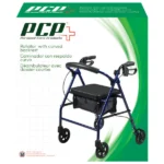 5311 PCP Rollator With Curved Backrest