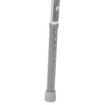 Bariatric Aluminum Two Button Folding Walker with Wheels - Image 6