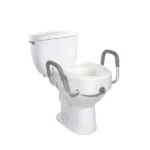Premium Plastic, Raised, Elongated Toilet Seat with Lock - Image 2