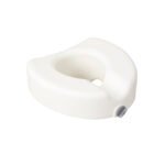 Premium Plastic, Raised, Elongated Toilet Seat with Lock - Image 3