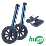 Hugo Walker With 5" Wheels and Plastic Glides, Sapphire Blue - Image 2