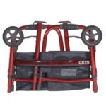 Deluxe Folding Travel Walker with 5" Wheels - Image 2
