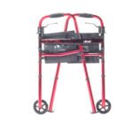 Deluxe Folding Travel Walker with 5" Wheels - Image 3