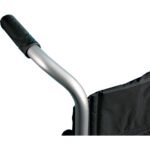 Deluxe Fly-Weight Aluminum Transport Chair with Removable Casters - Image 3