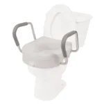 Molded Raised Toilet Seat with Removable Arms