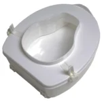 4" Molded Raised Toilet Seat with Lid - Image 4