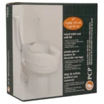 4" Molded Raised Toilet Seat with Lid - Image 3