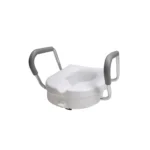 Molded Toilet Seat Riser with Arm Rests - Image 2